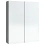 Anthrazitgrauer MDF-Badezimmerspiegelschrank 60x15x75 cm von , Badezimmerwaschtische - Ref: Foro24-331529, Preis: 139,28 €, R...
