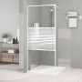 Transparent white ESG glass shower screen 90x195 cm by , Shower walls and screens - Ref: Foro24-152151, Price: 153,25 €, Disc...