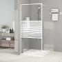 Transparente Duschwand aus weißem ESG-Glas, 90 x 195 cm von , Duschwände und Duschwände - Ref: Foro24-152151, Preis: 150,62 €...