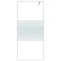 Transparente Duschwand aus weißem ESG-Glas, 90 x 195 cm von , Duschwände und Duschwände - Ref: Foro24-152151, Preis: 150,62 €...