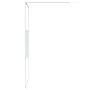 Transparente Duschwand aus weißem ESG-Glas, 90 x 195 cm von , Duschwände und Duschwände - Ref: Foro24-152151, Preis: 150,62 €...