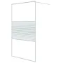 Transparente Duschwand aus weißem ESG-Glas, 115 x 195 cm von , Duschwände und Duschwände - Ref: Foro24-152153, Preis: 170,69 ...