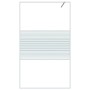 Transparent white ESG glass shower screen 115x195 cm by , Shower walls and screens - Ref: Foro24-152153, Price: 168,15 €, Dis...