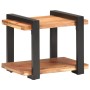 Mesita de noche de madera maciza de acacia 50x40x40 cm de vidaXL, Mesitas de noche - Ref: Foro24-320492, Precio: 71,81 €, Des...