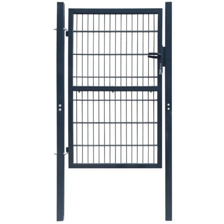 Individuelles 2D-Zauntor Anthrazitgrau 106x210 cm von vidaXL, Gartentore - Ref: Foro24-141744, Preis: 198,59 €, Rabatt: %
