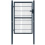 Individuelles 2D-Zauntor Anthrazitgrau 106x210 cm von vidaXL, Gartentore - Ref: Foro24-141744, Preis: 198,59 €, Rabatt: %