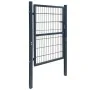Cancela de valla 2D individual gris antracita 106x210 cm de vidaXL, Puertas de jardín - Ref: Foro24-141744, Precio: 194,77 €,...