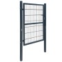 Individuelles 2D-Zauntor Anthrazitgrau 106x210 cm von vidaXL, Gartentore - Ref: Foro24-141744, Preis: 198,59 €, Rabatt: %