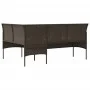 L-shaped sofa set 5 pieces with brown synthetic rattan cushions by , Garden sets - Ref: Foro24-318577, Price: 312,91 €, Disco...