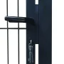 Individual 2D fence gate anthracite gray 106x210 cm by vidaXL, garden gates - Ref: Foro24-141744, Price: 195,02 €, Discount: %