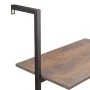 Estantería inclinada 5 baldas marrón oscuro negro 64x35x185 cm de , Librerías y estanterías - Ref: Foro24-336386, Precio: 120...