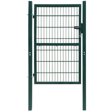 Green individual 2D fence gate 106x230 cm by vidaXL, garden gates - Ref: Foro24-141752, Price: 213,53 €, Discount: %