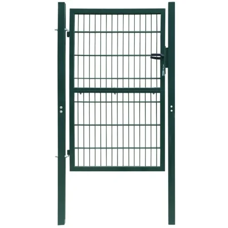 Green individual 2D fence gate 106x230 cm by vidaXL, garden gates - Ref: Foro24-141752, Price: 209,79 €, Discount: %