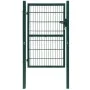 Green individual 2D fence gate 106x230 cm by vidaXL, garden gates - Ref: Foro24-141752, Price: 209,79 €, Discount: %