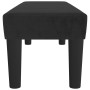 Banco de terciopelo negro 100x30x30 cm de , Bancos - Ref: Foro24-346668, Precio: 47,29 €, Descuento: %