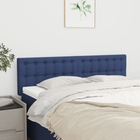 Headboards 2 units blue fabric 72x5x78/88 cm by , Headboards and footboards - Ref: Foro24-346462, Price: 55,97 €, Discount: %