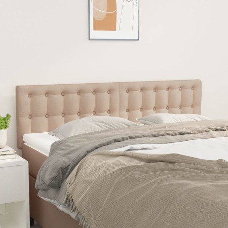 Kopfteile 2 Einheiten Cappuccino-Kunstleder 72x5x78/88 cm von , Kopf- und Fußteile - Ref: Foro24-346469, Preis: 68,68 €, Raba...
