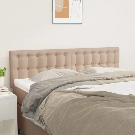Kopfteile 2 Einheiten Cappuccino-Kunstleder 72x5x78/88 cm von , Kopf- und Fußteile - Ref: Foro24-346469, Preis: 68,76 €, Raba...