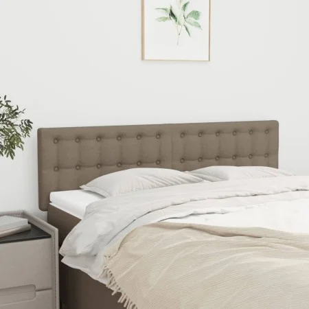 Cabeceros 2 unidades tela gris taupe 72x5x78/88 cm de , Cabeceros y pies de cama - Ref: Foro24-346460, Precio: 57,60 €, Descu...