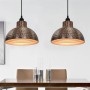 Semi-spherical ceiling lamps, 2 units, copper color. by vidaXL, Lamps - Ref: Foro24-242556, Price: 66,76 €, Discount: %