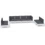 Gartenmöbel 8-teilig mit Kissen aus massivem Kiefernholz von , Gartensets - Ref: Foro24-3096233, Preis: 648,94 €, Rabatt: %