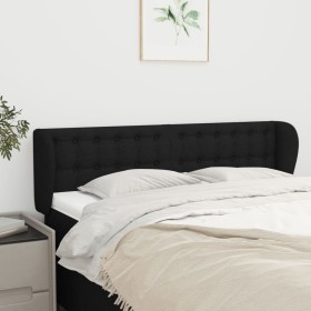 Kopfteil aus schwarzem Stoff, 147 x 23 x 78/88 cm von , Kopf- und Fußteile - Ref: Foro24-3117578, Preis: 76,53 €, Rabatt: %