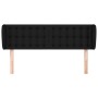 Kopfteil aus schwarzem Stoff, 147 x 23 x 78/88 cm von , Kopf- und Fußteile - Ref: Foro24-3117578, Preis: 76,53 €, Rabatt: %