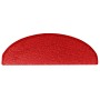 Felpudos para escaleras 15 unidades 65x21x4 cm Rojo