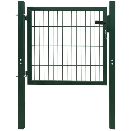 Grünes individuelles 2D-Zauntor 106x130 cm von vidaXL, Gartentore - Ref: Foro24-141747, Preis: 157,76 €, Rabatt: %