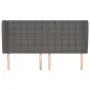 Headboard with ears gray synthetic leather 163x23x118/128cm by , Headboards and footboards - Ref: Foro24-3118056, Price: 126,...