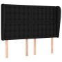 Headboard with black fabric ears 147x23x118/128 cm by , Headboards and footboards - Ref: Foro24-3118390, Price: 128,28 €, Dis...
