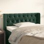 Kopfteil aus dunkelgrünem Samt, 93 x 16 x 78/88 cm von , Kopf- und Fußteile - Ref: Foro24-3119143, Preis: 66,01 €, Rabatt: %
