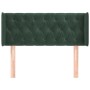 Kopfteil aus dunkelgrünem Samt, 93 x 16 x 78/88 cm von , Kopf- und Fußteile - Ref: Foro24-3119143, Preis: 66,01 €, Rabatt: %