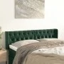 Cabecero de terciopelo verde oscuro 147x16x78/88 cm de , Cabeceros y pies de cama - Ref: Foro24-3119155, Precio: 84,85 €, Des...