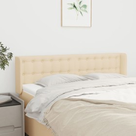 Cream fabric headboard 147x16x78/88 cm by , Headboards and footboards - Ref: Foro24-3119205, Price: 73,01 €, Discount: %