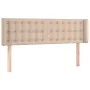 Kopfteil aus Cappuccino-Kunstleder, 147 x 16 x 78/88 cm von , Kopf- und Fußteile - Ref: Foro24-3118863, Preis: 73,77 €, Rabat...