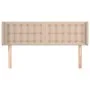 Kopfteil aus Cappuccino-Kunstleder, 147 x 16 x 78/88 cm von , Kopf- und Fußteile - Ref: Foro24-3118863, Preis: 73,77 €, Rabat...