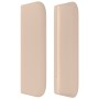 Cabecero de cuero sintético color capuchino 147x16x78/88 cm de , Cabeceros y pies de cama - Ref: Foro24-3118863, Precio: 70,36 €