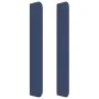 Headboard with blue fabric ears 147x16x118/128 cm by , Headboards and footboards - Ref: Foro24-3120018, Price: 109,83 €, Disc...