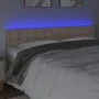 Headboard with LED synthetic leather cappuccino color 160x5x78/88 cm by , Headboards and footboards - Ref: Foro24-3121713, Pr...