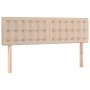 Headboard with LED synthetic leather cappuccino color 144x5x78/88 cm by , Headboards and footboards - Ref: Foro24-3121707, Pr...