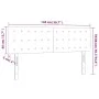 Kopfteil aus cremefarbenem Stoff mit LED 144x5x78/88 cm von , Kopf- und Fußteile - Ref: Foro24-3122049, Preis: 61,55 €, Rabat...