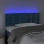 Cabecero con LED de terciopelo azul oscuro 80x5x78/88 cm de , Cabeceros y pies de cama - Ref: Foro24-3122080, Precio: 46,09 €...