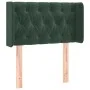 Dark green velvet headboard with LED 83x16x78/88 cm by , Headboards and footboards - Ref: Foro24-3123605, Price: 65,57 €, Dis...