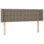 Cabecero con LED de tela gris taupe 147x16x78/88 cm de , Cabeceros y pies de cama - Ref: Foro24-3123672, Precio: 72,47 €, Des...