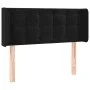 Black velvet headboard with LED 83x16x78/88 cm by , Headboards and footboards - Ref: Foro24-3123702, Price: 53,23 €, Discount: %