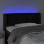 Black velvet headboard with LED 83x16x78/88 cm by , Headboards and footboards - Ref: Foro24-3123702, Price: 53,23 €, Discount: %