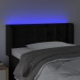 Kopfteil aus schwarzem Samt mit LED 83x16x78/88 cm von , Kopf- und Fußteile - Ref: Foro24-3123702, Preis: 48,56 €, Rabatt: %