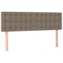 Box spring bed with taupe gray fabric mattress 140x190 cm by , Beds and slatted bases - Ref: Foro24-3126561, Price: 439,22 €,...