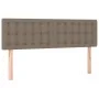Box spring bed with taupe gray fabric mattress 140x190 cm by , Beds and slatted bases - Ref: Foro24-3126561, Price: 439,07 €,...